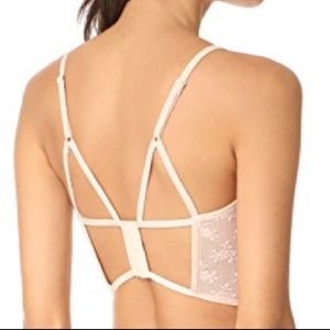 Free People Isabella Mesh Underwire Bralette 32 D